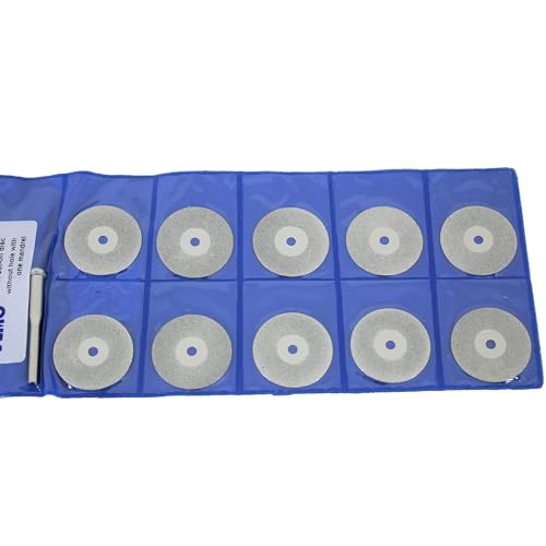 TEMO 10p 1" Solid Diamond Cutoff Wheel Saw Disc for Dremel Rotary Tool - size: 1" (25.4mm) Solid