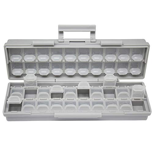 AideTek BOXALL40 40 Compartments w/lids Enclosure surface mount components assorted resistor capacitor - style: BOXALL40