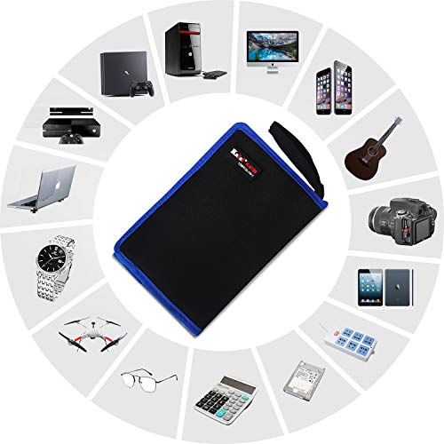 Kaisi 136 in 1 Electronics Repair Tool Kit Professional Precision Screwdriver Set Magnetic Drive Kit with Portable Bag | Professional Electronics Repair Tool Kit for Repair Computer, PC, MacBook, Laptop, Tablet, iPhone, Xbox, Game Console