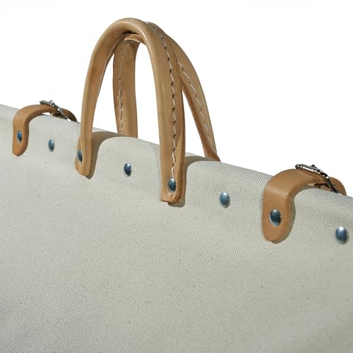 Klein Tools 5105-24 Tool Bag, Heavy Duty Canvas Tool Storage with Moisture-Resistant Vinyl Bottom and Steel Frame for Rugged Use, 24-Inch - size: 24-Inch