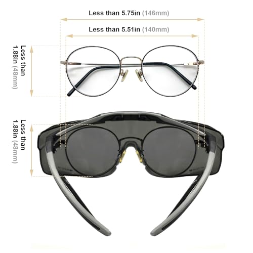 HTS HUNTERSKY ANSI Z87.1+ Anti Fog Fit Over Eyeglasses Safety Glasses Up to 1.88 inch 99.9% UV Protection OTG Lab Goggles - color: 3906c White-pink / Clear Lens