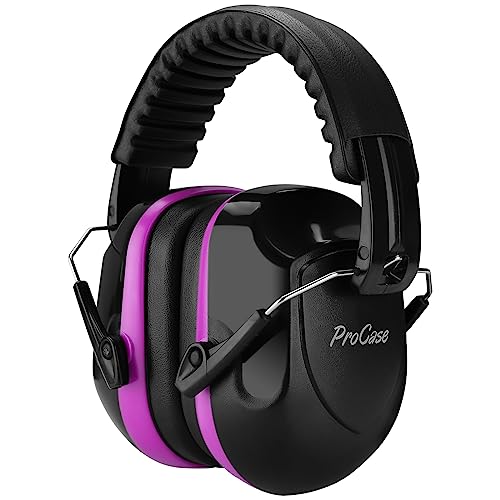 ProCase Hearing Protection Ear Muffs SNR 33dB, Noise Cancelling Headphones - color: 1 - Purple