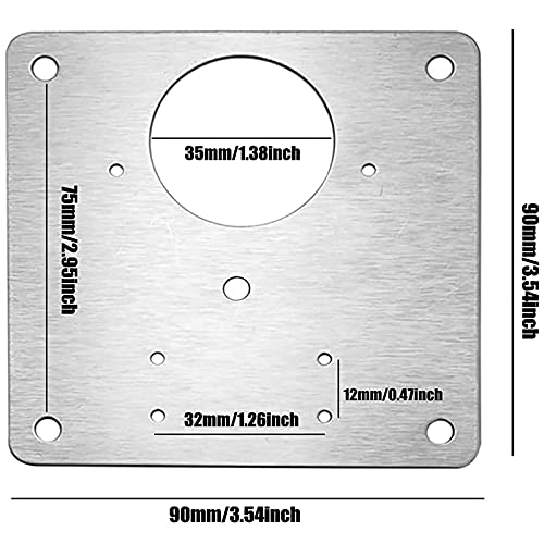Cabinet Hinges Repair Plate,Stainless Steel Hinge Repair Brackets Kit,Kitchen Cupboard Door Hinge Repair Plate Kit Includes Fixing Screws,Protect Wooden Kitchen Cabinet Door,Furniture(6 PCS)… - size: 6 Pieces