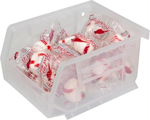 Akro-Mils 30210 AkroBins Plastic Storage Bins, 5"x4"x3", Clear, 6-Pack - color: Clear, size: 6 Pack