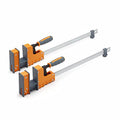 Bora 18" Parallel Clamp Set, 2 Pack of Woodworking Clamps with Rock-Solid, Even Pressure, 571118T, Rustic Brown - size: 18"