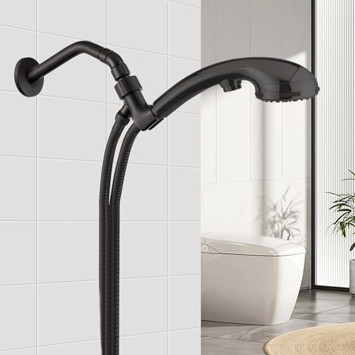OFFO Shower Head Elbow Adapter, All Metal Handheld Shower Head Elbow Adapter Shower Arm Angle Adapter 135 Degrees, Matte Black - color: Matte Black, size: 135°, style: 135°