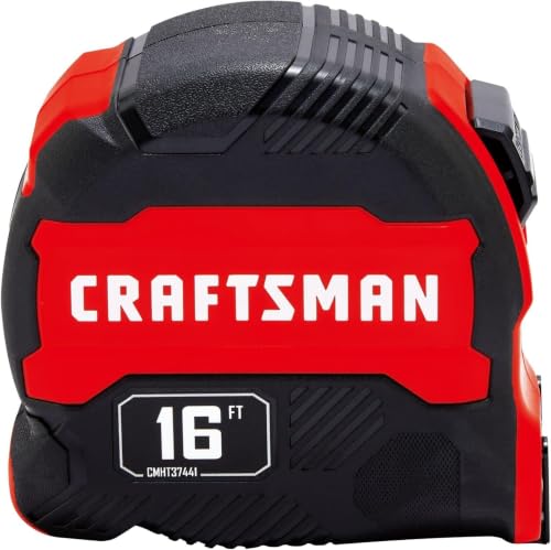 CRAFTSMAN Tape Measure, Compact Easy Grip, 16 FT (CMHT37441S) (Pack of 6) - size: 4.9 m (Pack of 6), style: NEW - Easy Grip, 16-FT