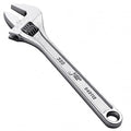 Jetech 12-Inch Adjustable Wrench - Professional Heavy Duty Chrome Vanadium Steel Shifter Spanner with Inch/Metric Scale Wide Caliber Opening - size: 12 Inch
