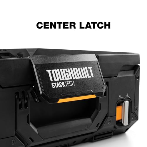 ToughBuilt StackTech 1 Drawer Tool Box, Stackable Organizer, 75 lb Capacity - size: Standard
