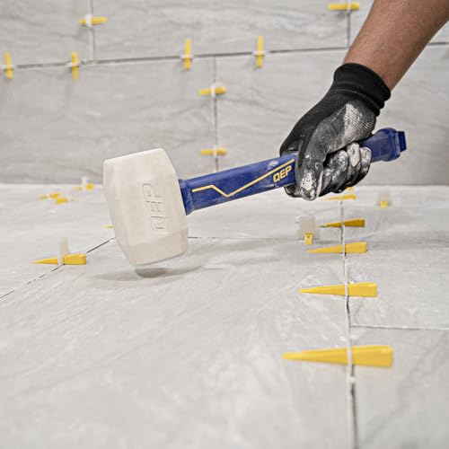 QEP 16 oz. Pro Rubber Floor Mallet with 11.5 in. Plastic Handle 61625
