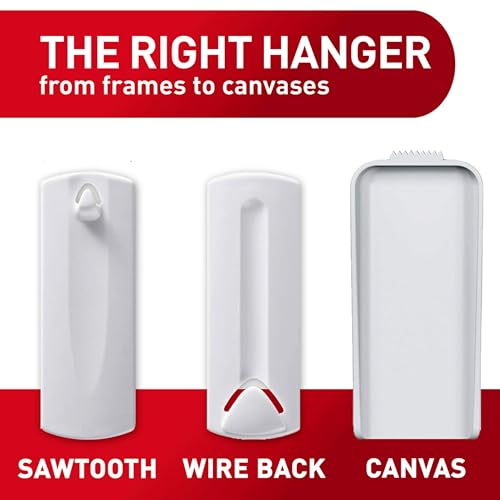 Command 4 lb Sawtooth Hangers, 4 Hangers, 8 Strips - size: 1 Pack