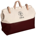 Klein Tools 5105-20 High-Bottom Canvas Tool Bag, 20-Inch - size: 20-Inch