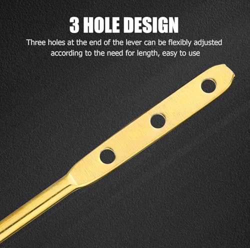 For TOTO Toilet Handle Replacement Parts Kit, Universal THU068#CP Trip Lvr - color: Brushed Silver, size: 1 Pack