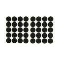 uxcell Furniture Pads Round Self-Stick Non-Slip Anti-Scratches Felt Pads Floors Protector 15mm Dia 40pcs for Home Black - color: Black
