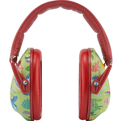 Snug Kids Earmuffs – Noise Reduction for Toddlers & Children – Adjustable, Lightweight, Foldable, Soft & Comfortable - color: Dinosaurs
