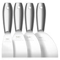 Putty Knife Set, 4Pcs 2",3",4",6" One Piece Putty Knives for Spackling - size: 2"3"4"6"