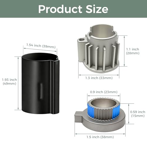 Compatible with Moen Stop Tube and Temperature Limit Stop Kit, Matte Black - color: Matte Black