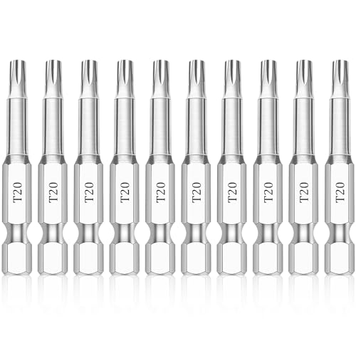 NAUIX 10PCS T20 Torx Bit Set, 2" Long - style: T20