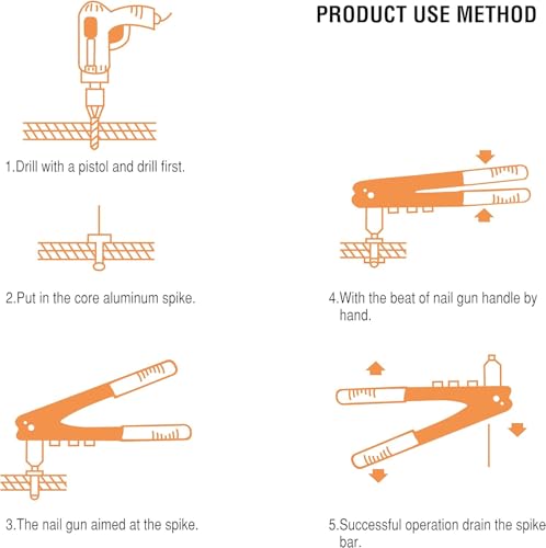 Arrow Heavy Duty Riveter Kit with Assorted 120 Rivets
