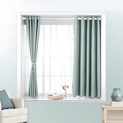 2 Pack White Tension Curtain Rod for Windows 28 to 48 Inch - color: White 2 Pack, size: 28-48"