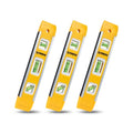 9 Inch Torpedo Level, Magnetic Box Level with 45°/90°/180° Bubbles, Shock Resistant Bubble Level Tool for Measuring - 3 PCS - size: 3 PCS