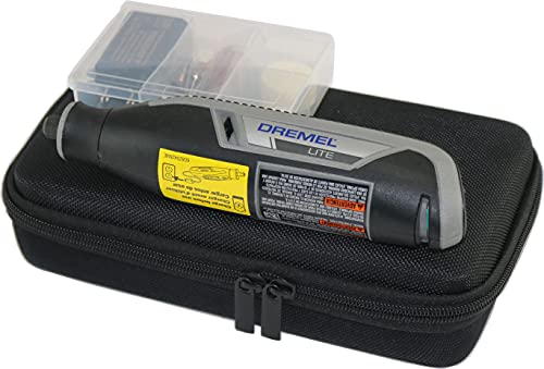 Hard EVA Travel Carrying Case for Dremel Lite 8150/7760 8V/4V Li-Ion Cordless Variable Speed Multi-Purpose Rotary Tool Kit (Only Case)