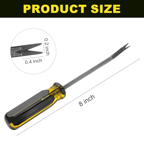 1 Pack Heavy Duty Staple Remover with Double Pronged Head,Carpet Remover