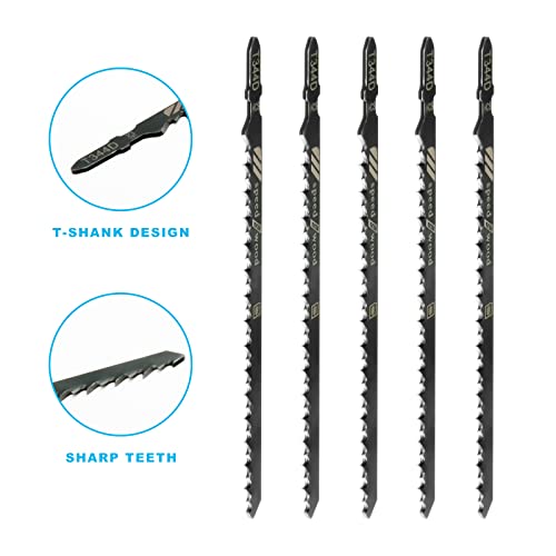 5Pcs 6 Inch Jigsaw Blades T Shank T344D