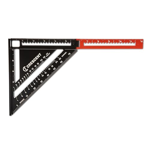Crescent Lufkin EX6 2-in-1 Extendable Layout Tool - LSSP6-07, 6" - size: 6", style: 2-in-1 Extendable Square Discontinued