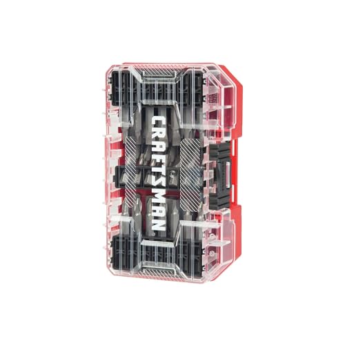CRAFTSMAN Screwdriver Bit Set, 47-Piece, Includes Bit Tips and Power Bits, Nut Driver Set, Socket Adapters, Compatible with Versa-Track (CMAF1247) - style: 47 Pieces