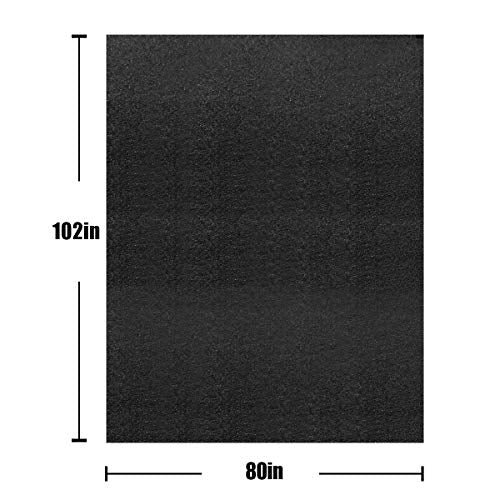 LINLA Absorbent Oil Spill Mat, Garage Floor Mat, Oil Pad for Car - size: 6'8" x 8'6" (Rectangular)