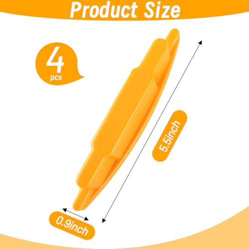 4Pcs Magnetic Stud Finder, No Batteries Required, Easy to Use Wall Scanner Detector Rapidly Locates Screws, Nails & Metal Studs Through Drywall & Wood