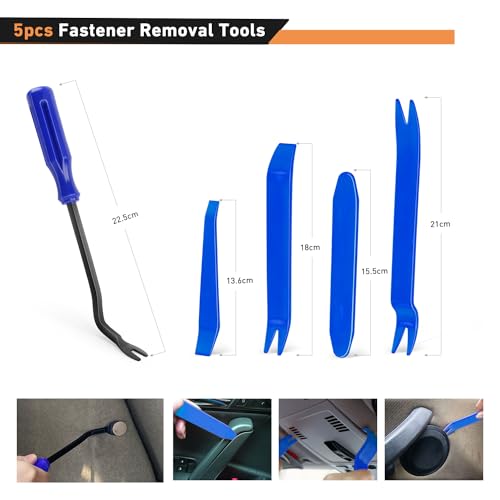 GOOACC 1045Pcs Car Push Retainer Clips & Auto Fasteners Assortment - color: 1000Pcs Clips + 45 Remover