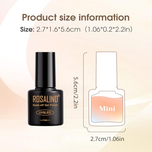 ROSALIND 30pcs Winter Brown Gel Polish Nail Set with Base Gel Top Coat | Glossy Matte and Glitter Top Coat,26 Fall Winter Colors Gel Nail Polish, Soak Off,Nail art for Women - color: Warm Color