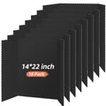 Ctosree 18 Pcs 14 x 22 Inch Tri Fold Poster Board Bulk for Display, Black - color: Black, size: 14 x 22 inch