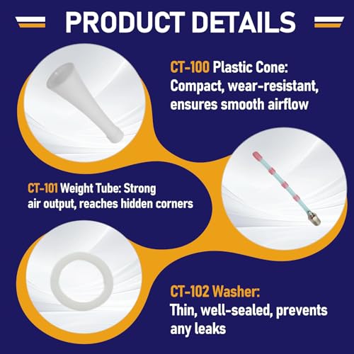 2-Pack Nozzle Repair Kit for Car Cleaning Gun Z-010 Z-014 - size: 2-Pack