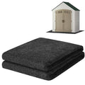 ToLanbbt Outdoor Storage Shed Floor Mat, 5 x 3 FT Waterproof Carport Mat, Washable Furniture Pad with Non Slip Backing for Dust, Oil, Protection, Storage Shed Not Included - size: 5 x 3 FT