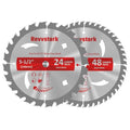 5-1/2"(10mm Arbor) Circular Saw Blade 24T&48T for Cutting Wood - size: 5-1/2 In 10mm Arbor 24&48T