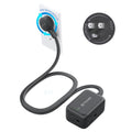 TROND 360 Rotating Flat Plug Extension Surge Protector 3 ft, 3 AC, Black - color: Black, size: 3 ft, style: With Surge Protection