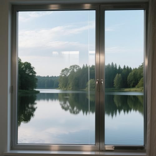 ROLLINDOG 2Mil Self Adhesive Clear Protective Glass Film 24 Inch x 100 Ft - color: 24 inch x 100 feet