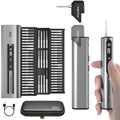 AM ARROWMAX 7.4V Mini Electric Screwdriver & Removable Angle Screw, Precision Electric Screwdriver Set, 60 in 1 Magnetic Bit, 5 Torque Setting, 5/32''Hex, Repair Tools For Phone Camera Watch (M1 PLUS) - style: M1 PLUS