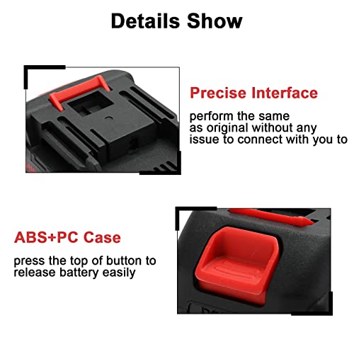 21v Lithium Battery - 2.0 Ah Battery with Charger Adapter Led Indicator Compatible with Leaf Blower and Cordless Tiller - size: 2.0 AH