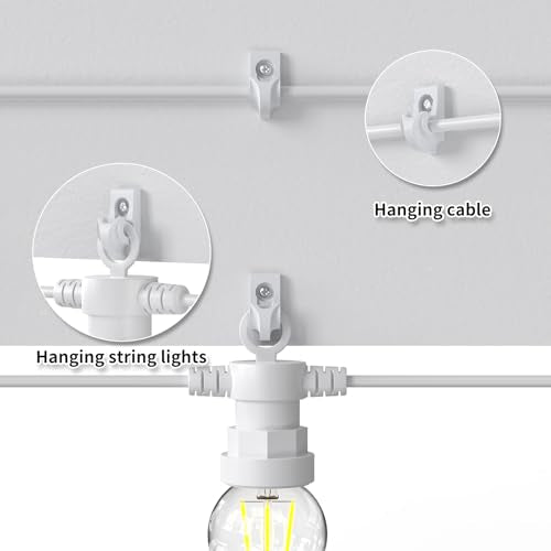 21 Pack Wire Shelf Clips Kit with Screws, Heavy Duty Closet Shelf Support Brackets,Expansion Tubes & Adhesive Pads – Wall Mounted Clips for ClosetMaid, Rubbermaid Wire Shelving (White) - color: White