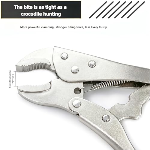 7-Inch Curved Jaw Locking Pliers - size: 7-Inch