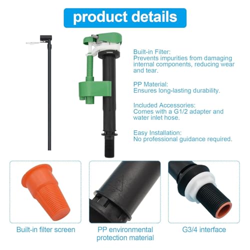 Toilet Fill Valve Replacement Parts for TOTO TTSU8130A