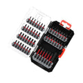 X-STEEL 49PCS Impact Bits Set - High-Speed Steel Drill Bits, S2 Steel Screwdriver Bits, Magnetic Holder, Extension Rod - Complete Set for Wood, Metal, and Multi-Purpose Drilling & Screw Driving - size: 49PCS