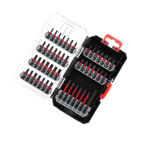 X-STEEL 49PCS Impact Bits Set - High-Speed Steel Drill Bits, S2 Steel Screwdriver Bits, Magnetic Holder, Extension Rod - Complete Set for Wood, Metal, and Multi-Purpose Drilling & Screw Driving - size: 49PCS