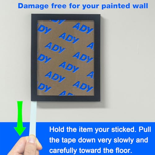ADY Double Sided Tape Removable 1in x 20ft, Mounting Tape Heavy Duty,Picture Hanging Adhesive Strips Damage Free for Wall - color: White