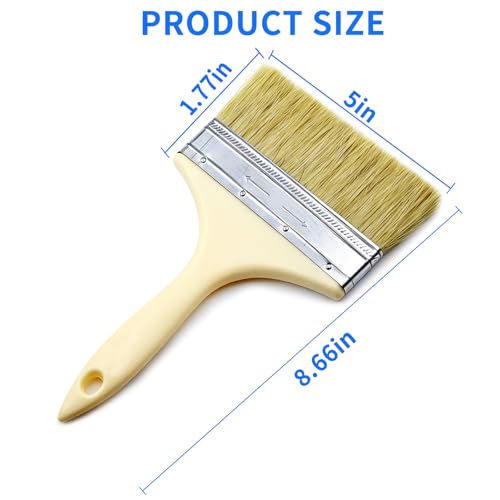 2 Pack 5-inch Deck Stain Brush - size: 2 Pack, 5”
