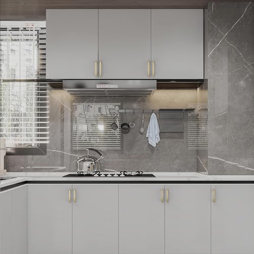 Amerdeco 10 Pack Brushed Gold Cabinet Pulls 5 Inch(128MM) Hole Centers Kitchen Cabinet Handles Hardware Kitchen Handles for Cabinets Cupboard ZH0032 - color: Brushed Gold, size: 5"/128MM Hole Center